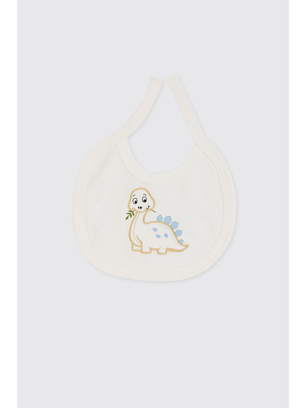 Yenidoğan Dinozor Detaylı Ekru 5'li Hastane Çıkış Seti-6