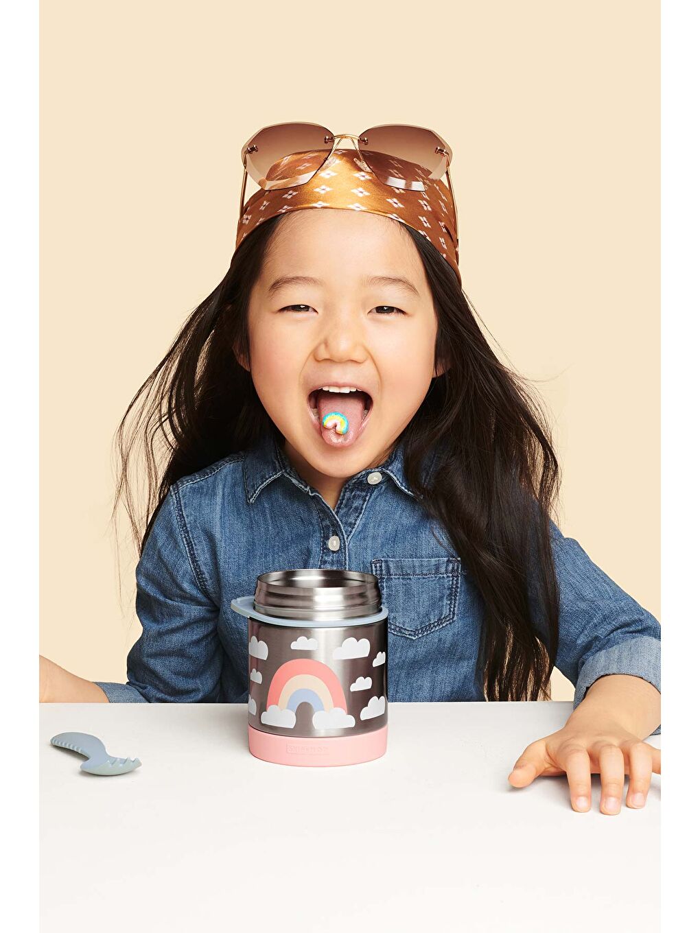 Paslanmaz Çelik Mama Saklama Termosu Set-2