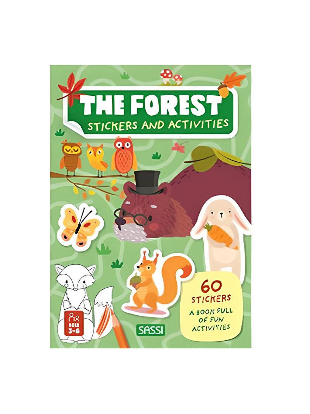 Sassi Renksiz The Forest - Sticker and Activities