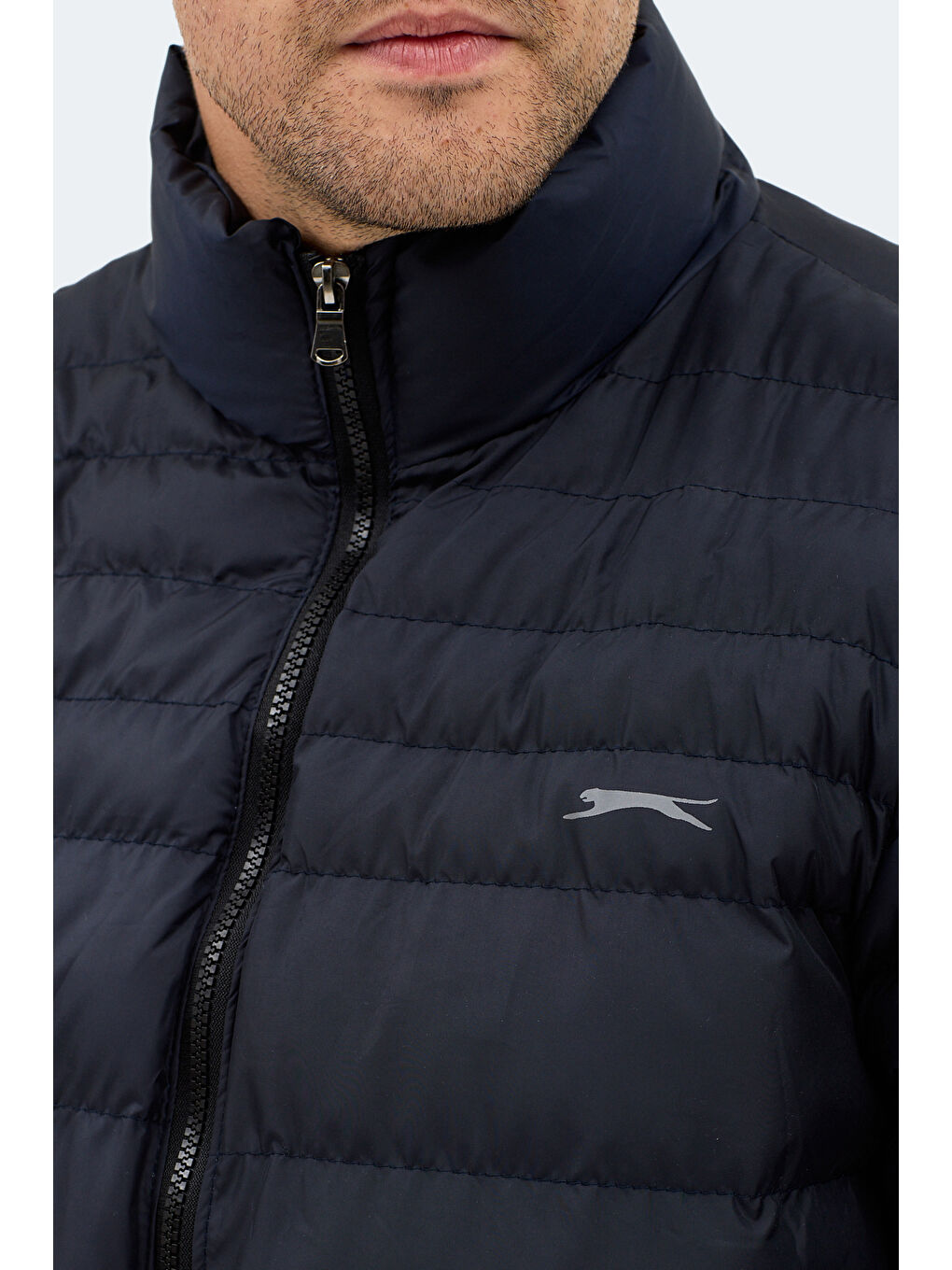 HORIZON I Erkek Dik Yaka Fermuarlı Lacivert Mont & Kaban-1