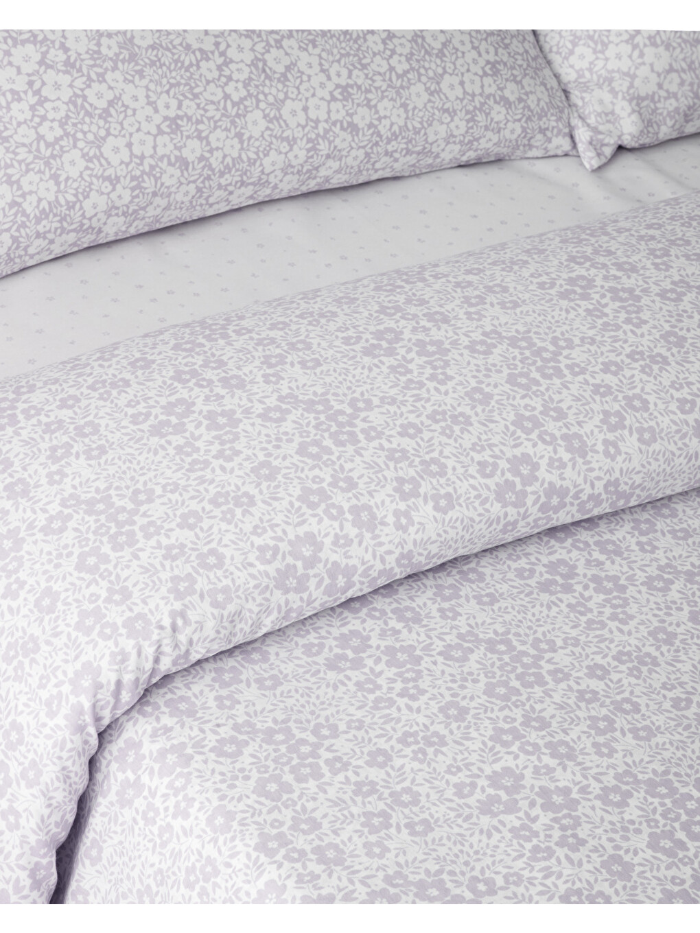 Blossira Kolay Ütülenir Tek Kişilik Çarşaflı Nevresim Takımı 160x220 Cm Lila-2