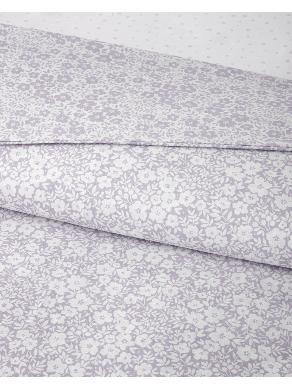 Blossira Kolay Ütülenir Tek Kişilik Çarşaflı Nevresim Takımı 160x220 Cm Lila-3