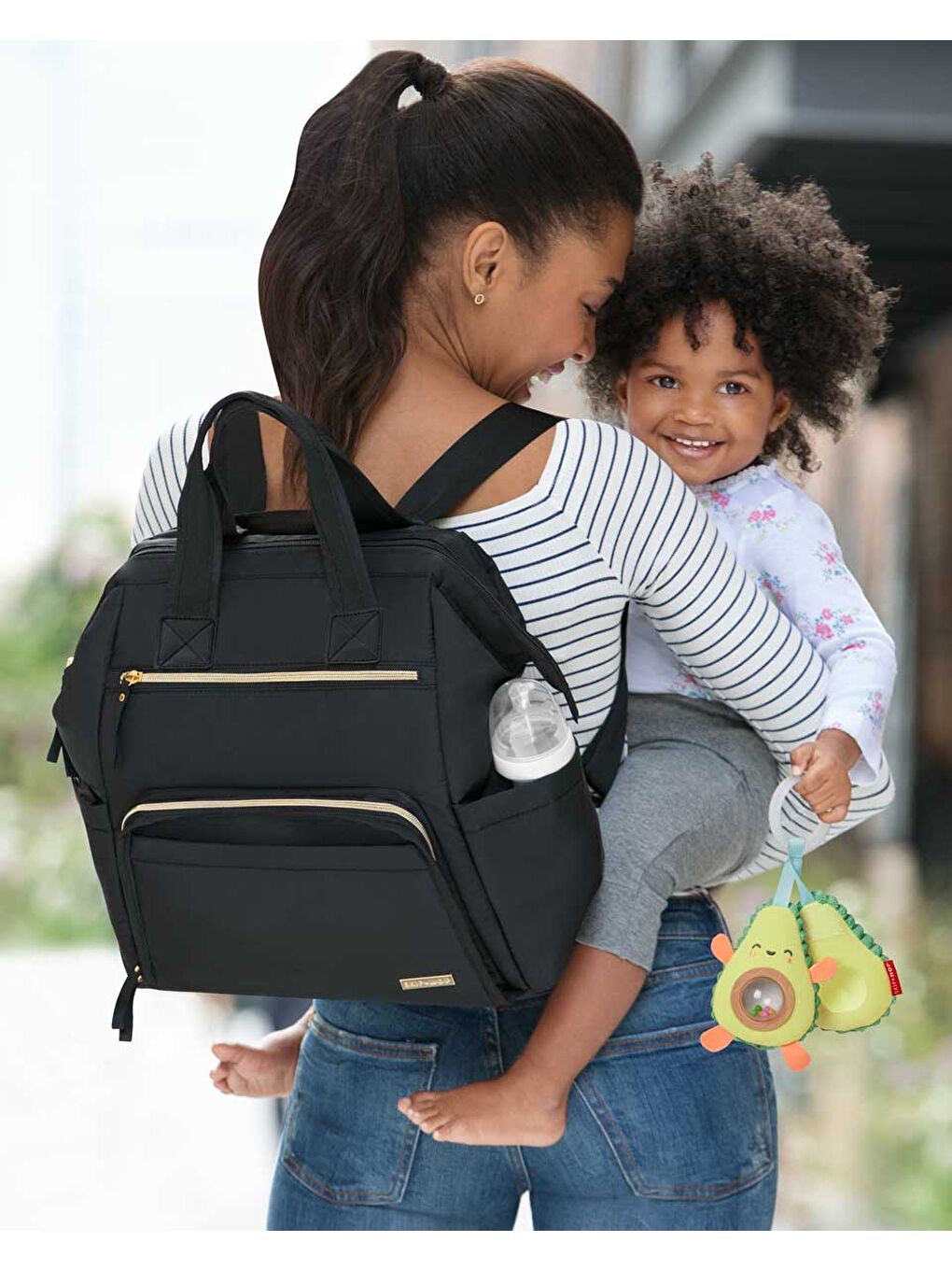 Main Frame Anne Bebek Bakım Çantası Siyah-3