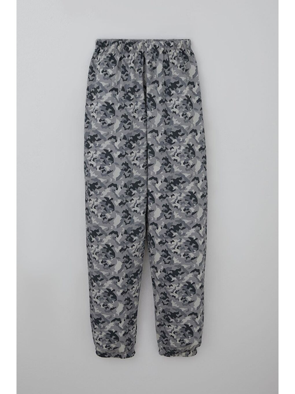 Erkek Çocuk Pijama Takımı Kamuflaj Desenli Gri (9-12 Yaş)-2