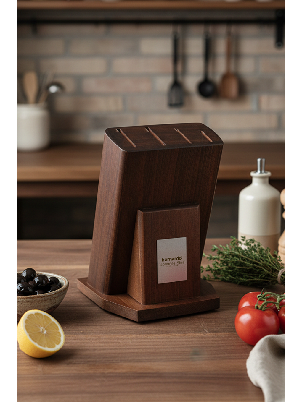 Kahverengi Arcos Takozlu Bıçak Seti-3