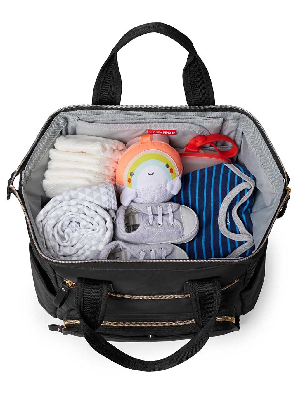 Main Frame Anne Bebek Bakım Çantası Siyah-5