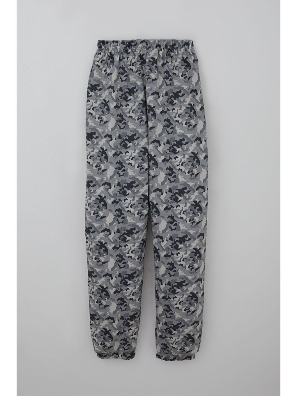 Erkek Çocuk Pijama Takımı Kamuflaj Desenli Gri (9-12 Yaş)-4