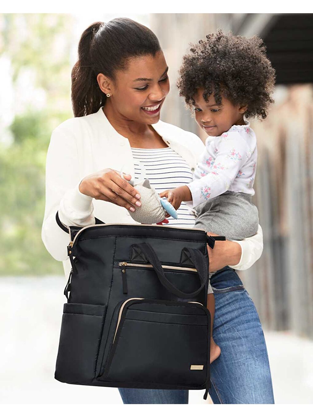 Main Frame Anne Bebek Bakım Çantası Siyah-6