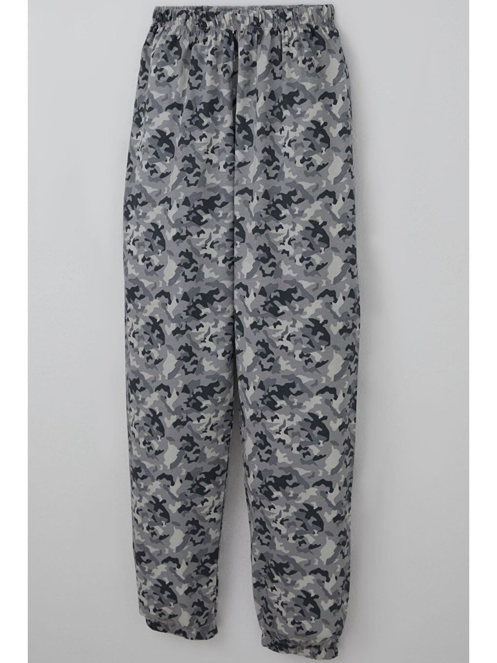 Erkek Çocuk Pijama Takımı Kamuflaj Desenli Gri (9-12 Yaş)-6