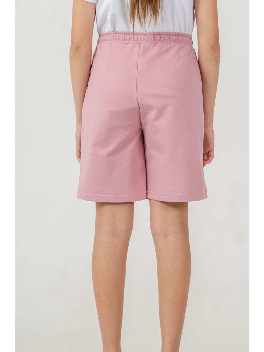 Pembe Kemer Fiyonk Kurdeleli Dreams Nakışlı Kız Çocuk Şort-6