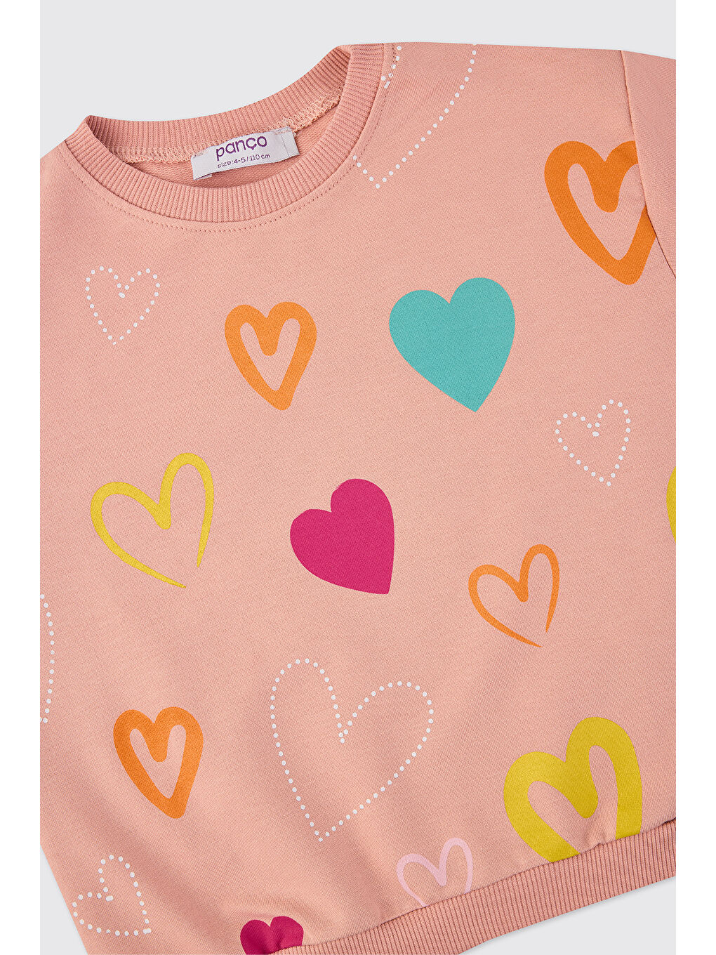 Pembe Kız Bebek Coral Sweatshirt-2