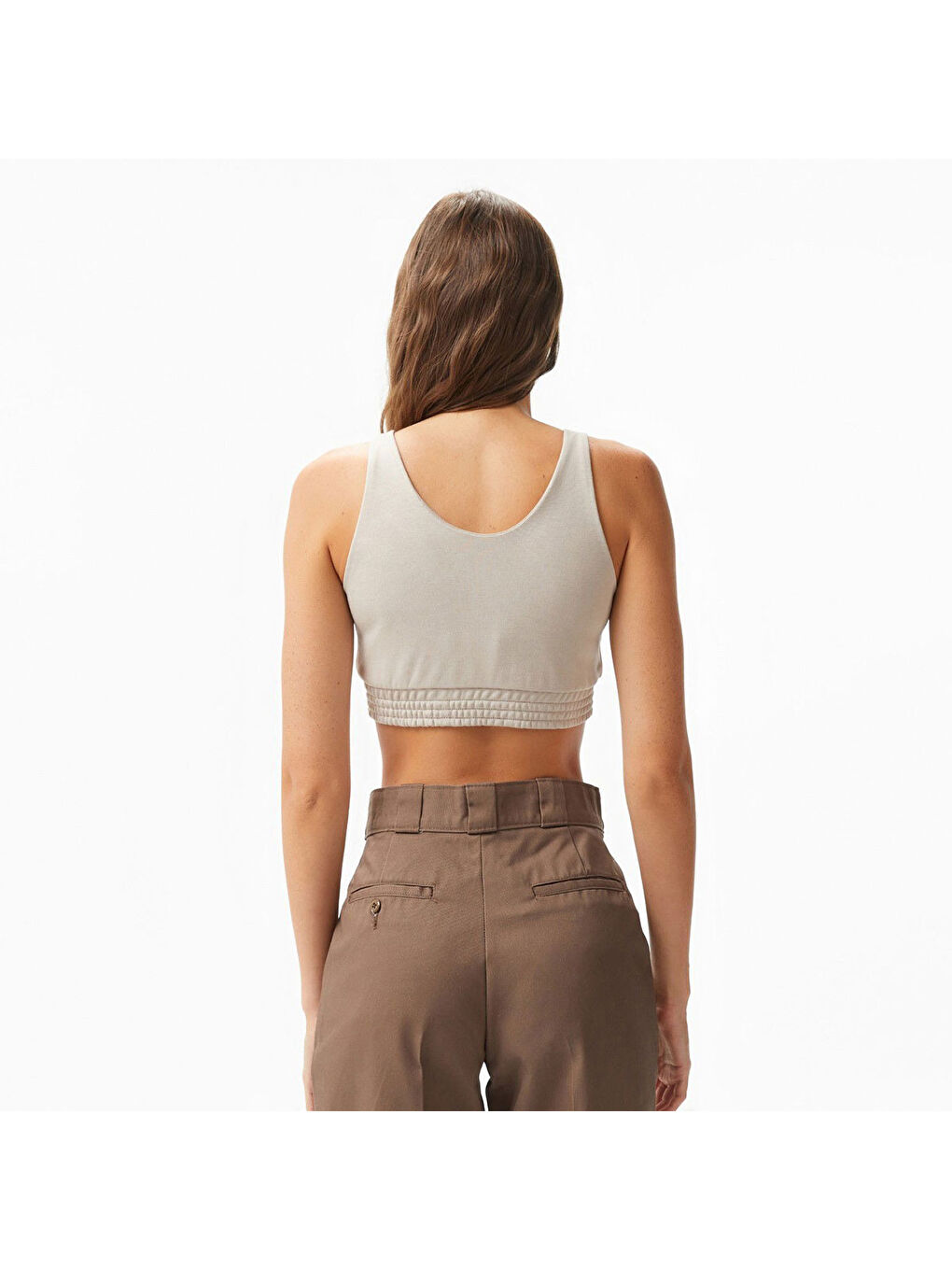 Retro Chuck Kadın Bej Bisiklet Yaka Atlet-2