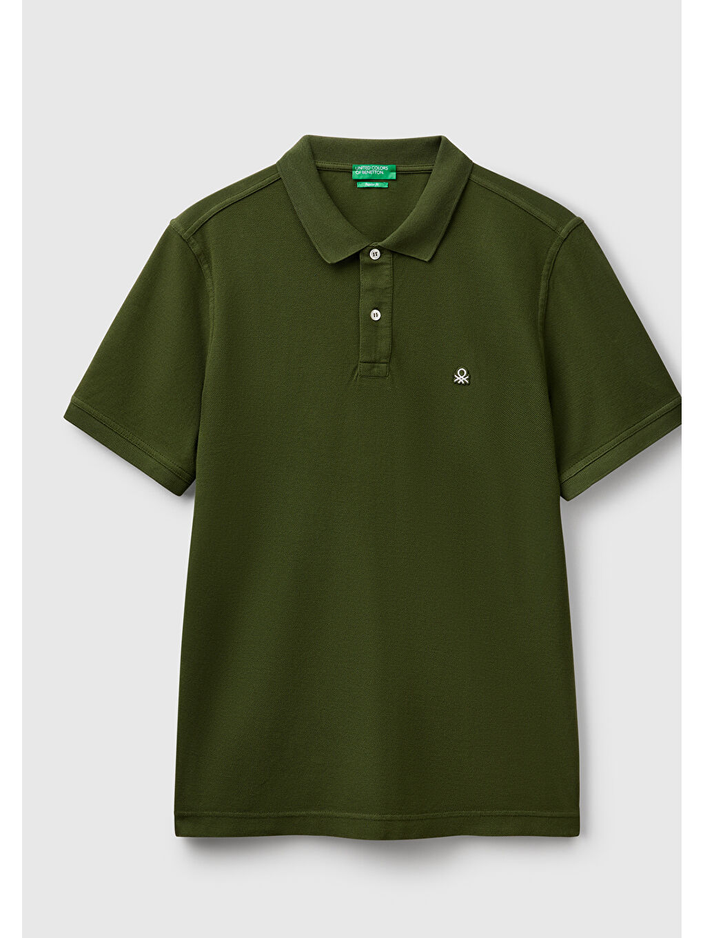 Erkek Koyu Yeşil Regular Fit Kısa Kollu Polo T-Shirt