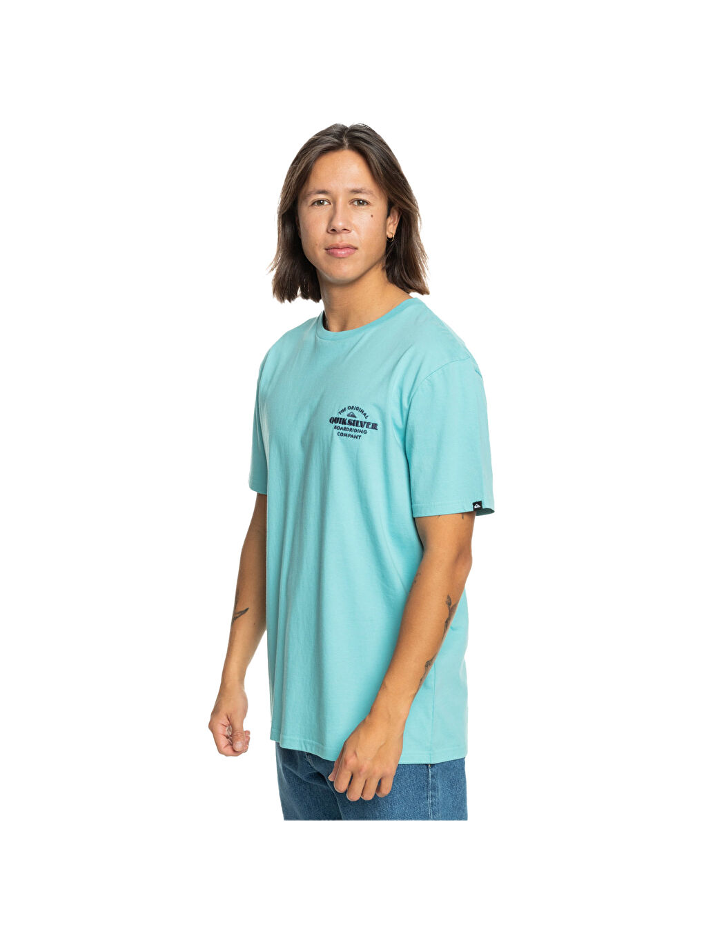 Turkuaz Tradesmith Erkek Mavi Tişört-2