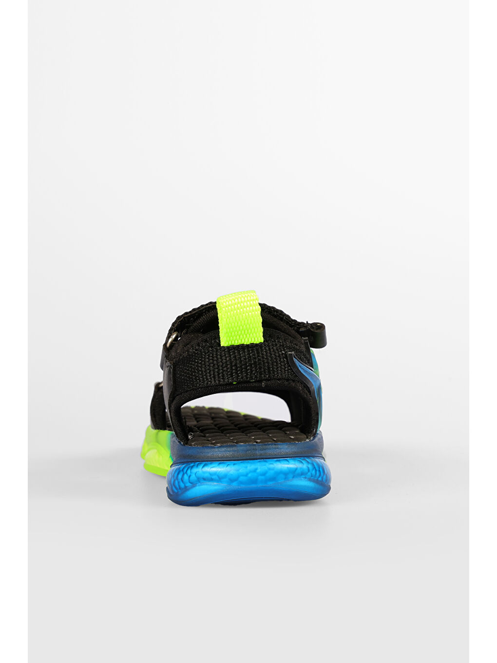 Jack Işıklı Erkek Okul Öncesi Siyah Sandalet-2