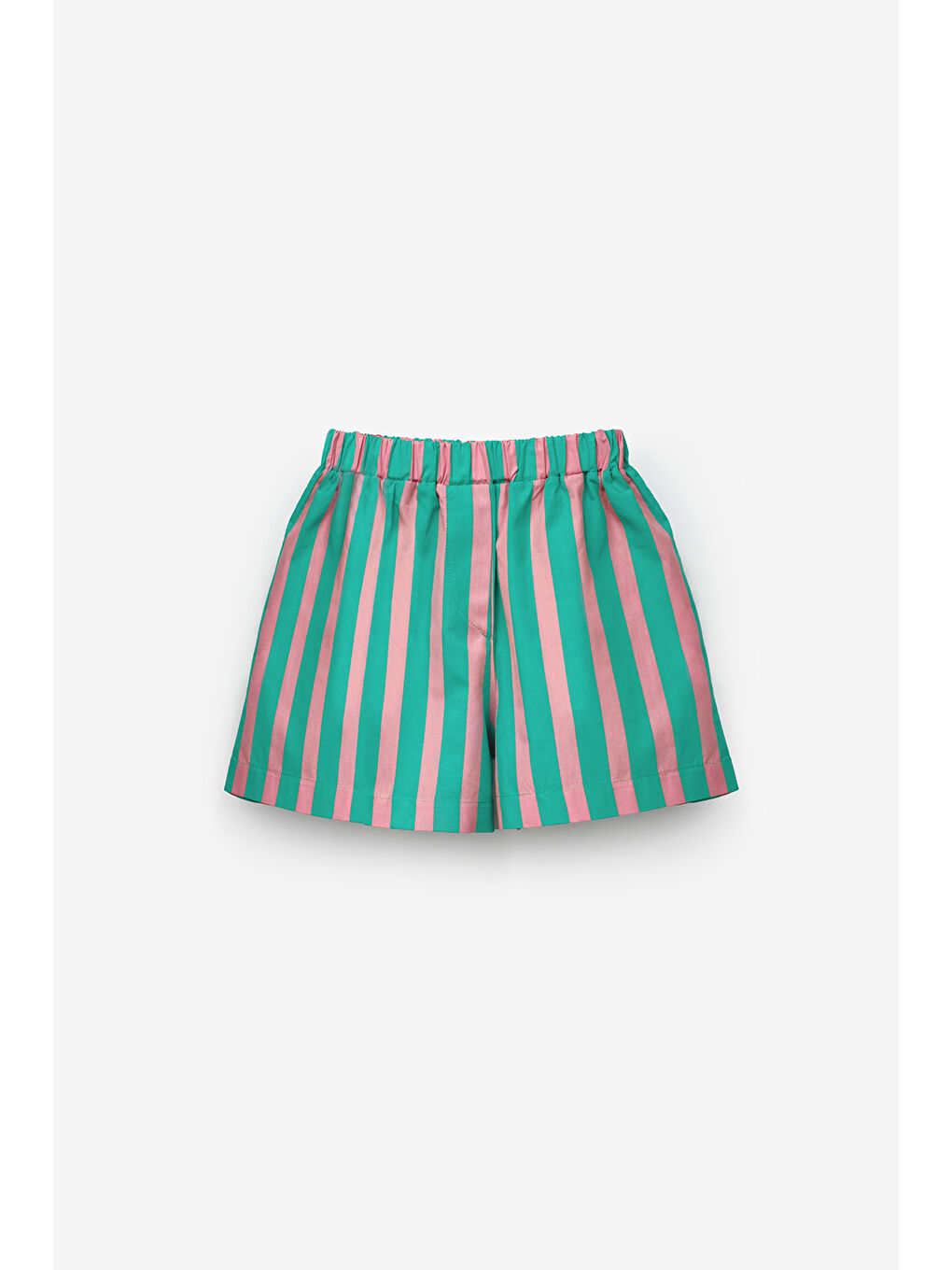 Yeşil Mint Sushi Figürlü Çizgi Desenli Çocuk Tişört Şort İkili Takım - Ellie-5