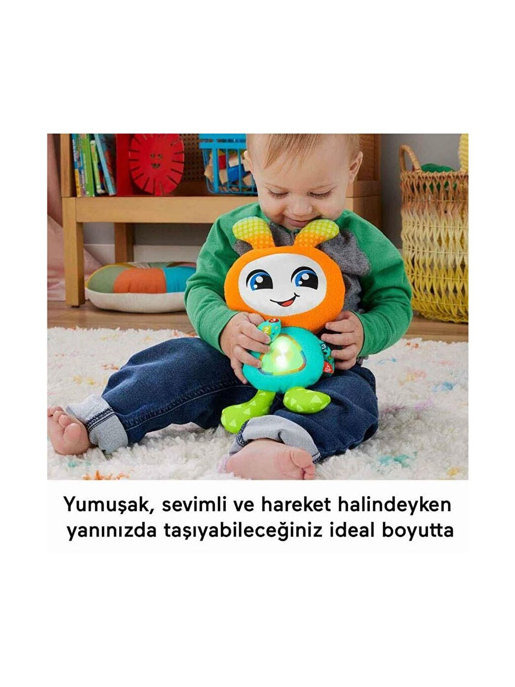 FISHER PRICE Karışık DJ Arkadaşım Pelüş Oyuncak HWH10 - 4