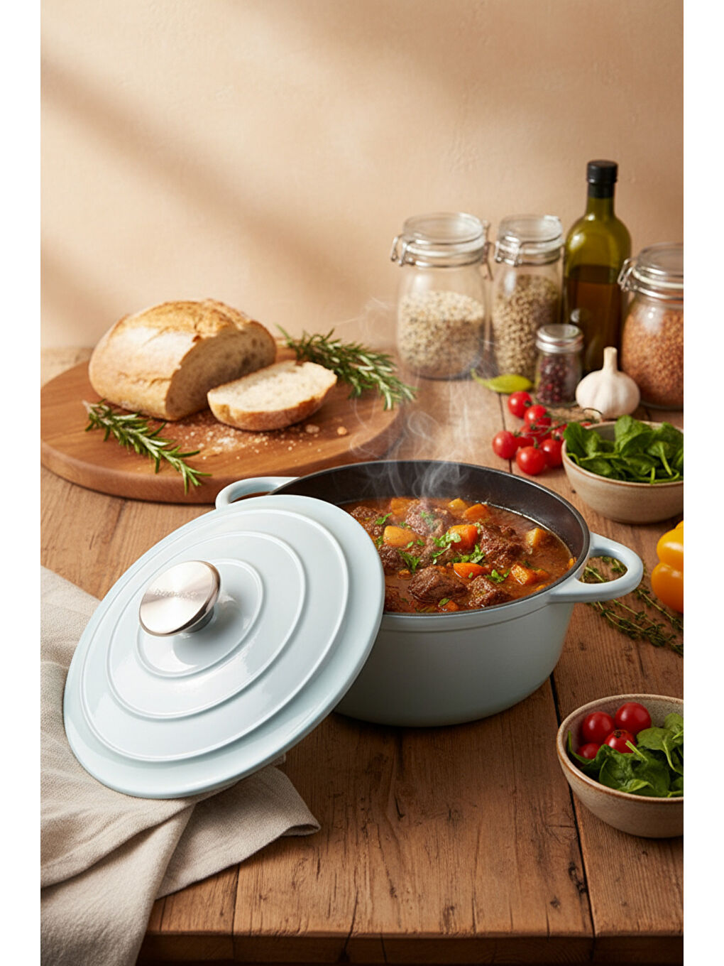 Intensa Döküm Tencere Yeşil 24cm-5