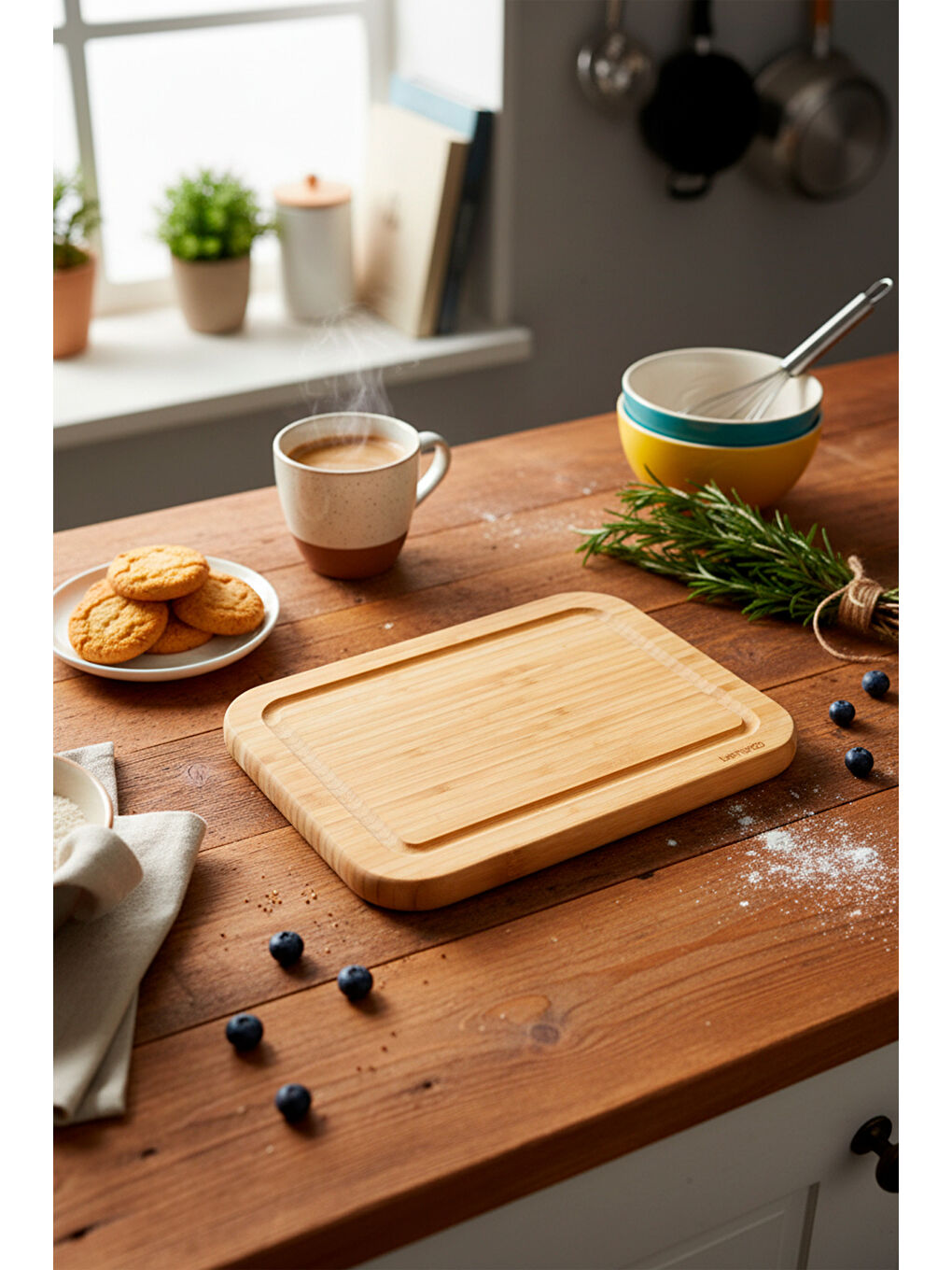 Kahverengi Bamilo Kesme Tahtası Küçük