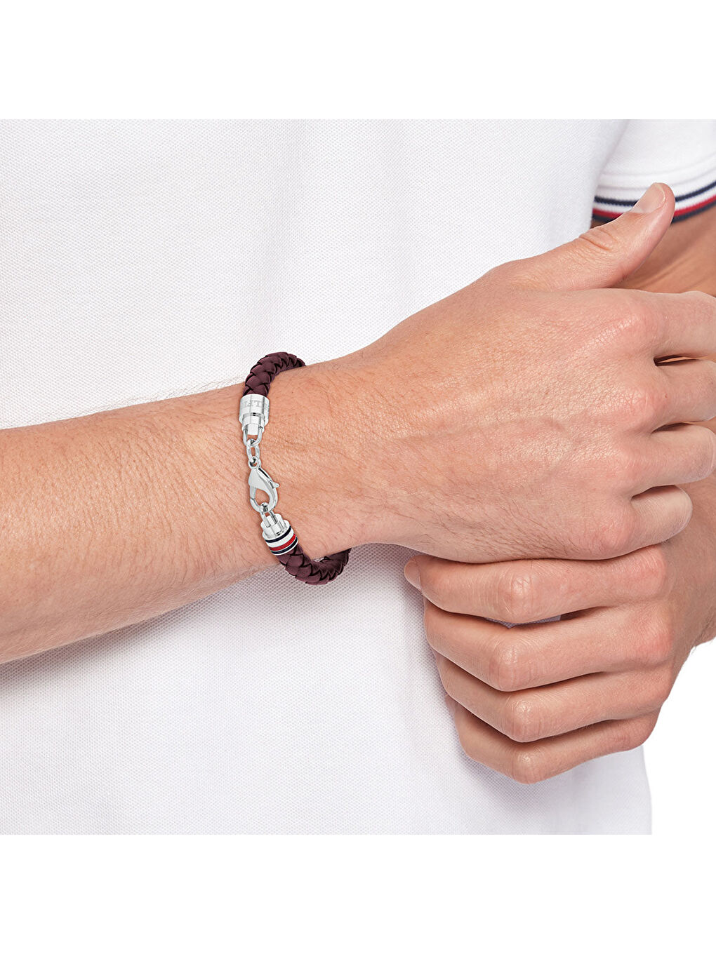 Bordo THJ2790547 Erkek Bileklik-1