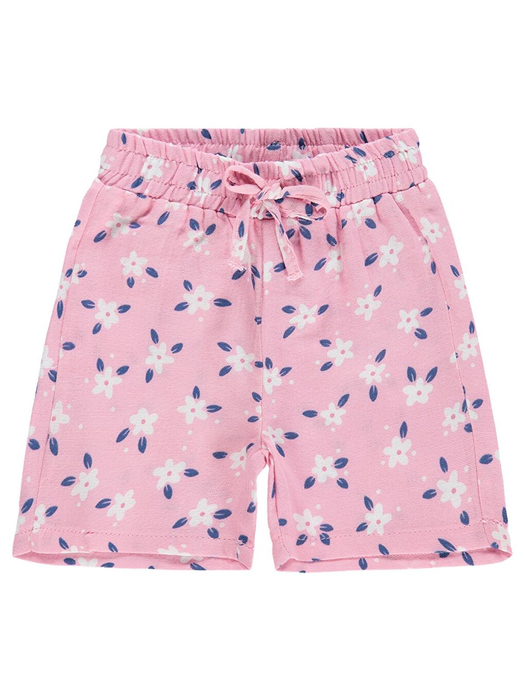 Baby Çiçek Baskılı 6-18 Ay Şort - Pembe