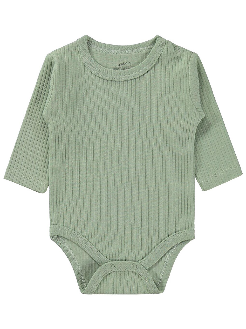 Uzun Kol Basic 3'lü Set 1-18 Ay Çıtçıtlı Badi - Sarı-5