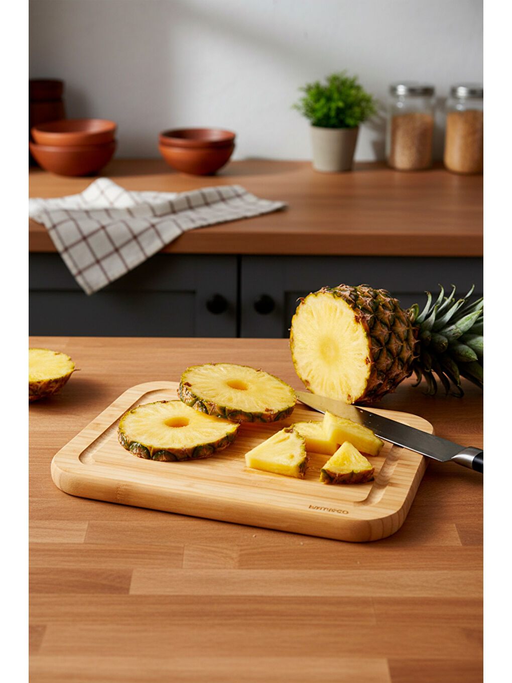 Kahverengi Bamilo Kesme Tahtası Küçük-2