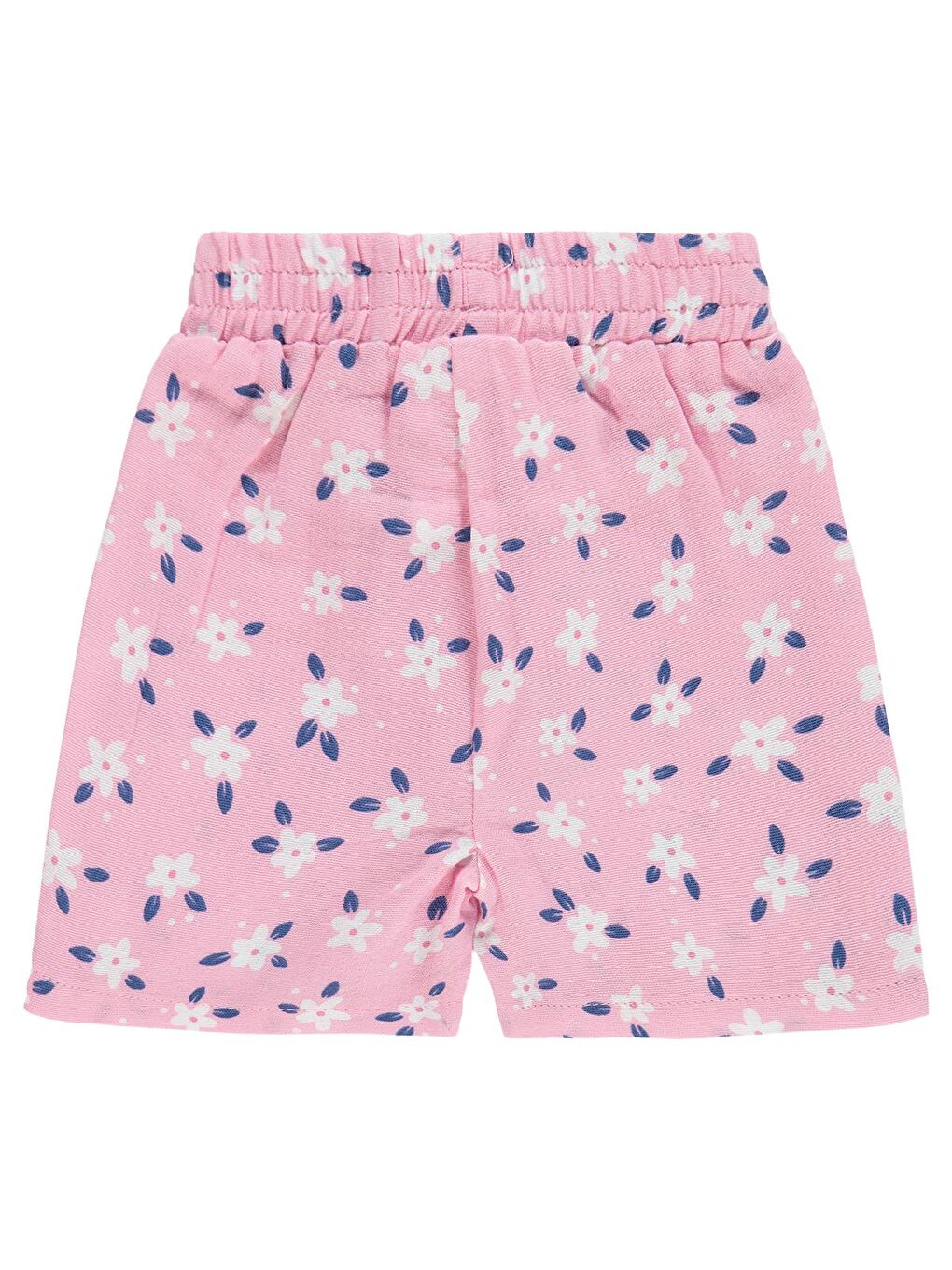 Baby Çiçek Baskılı 6-18 Ay Şort - Pembe-1