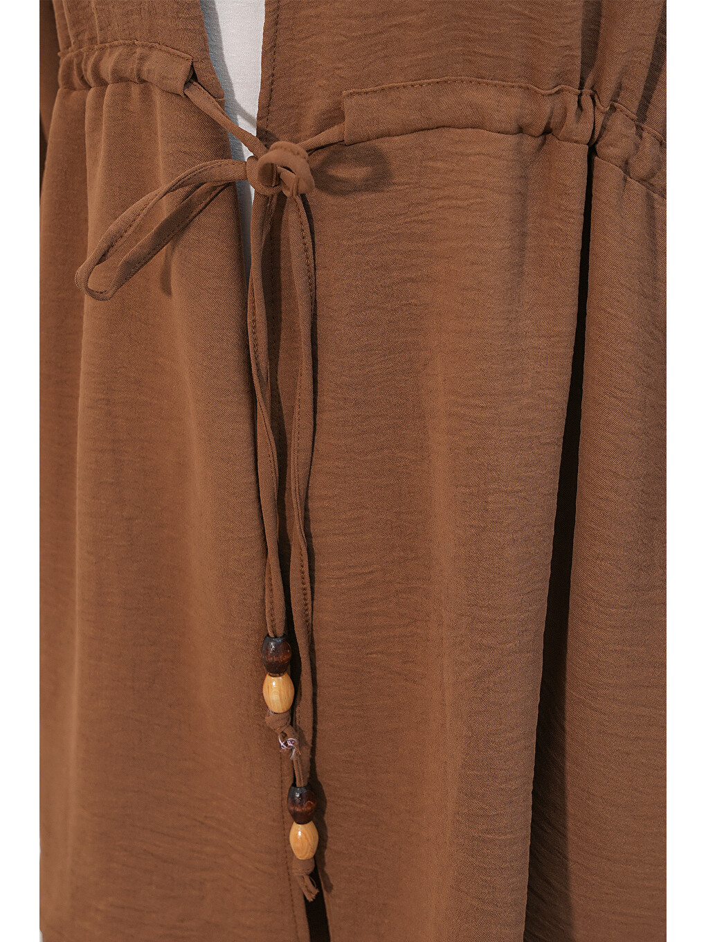 Kahverengi Kadın Ayrobin Kimono Pantolon İkili Takım 30101 - Taba-3