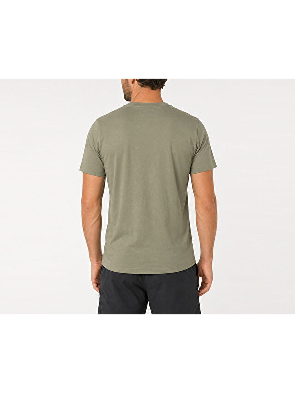 S Cut Anv Men Tee Erkek Günlük Tişört Slm25002-hakı Haki-2