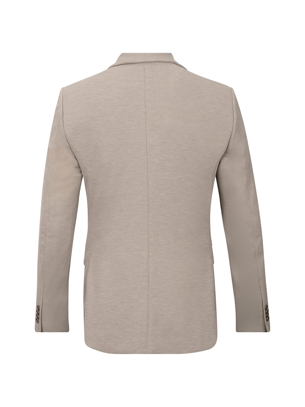 Bej Vizon Comfort Fit Sivri Yaka Klasik Ceket-1