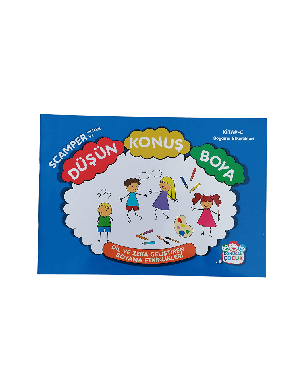Konuşan Çocuk Scamper Metoduyla Düşün, Konuş, Boya (3'lü Set)-2