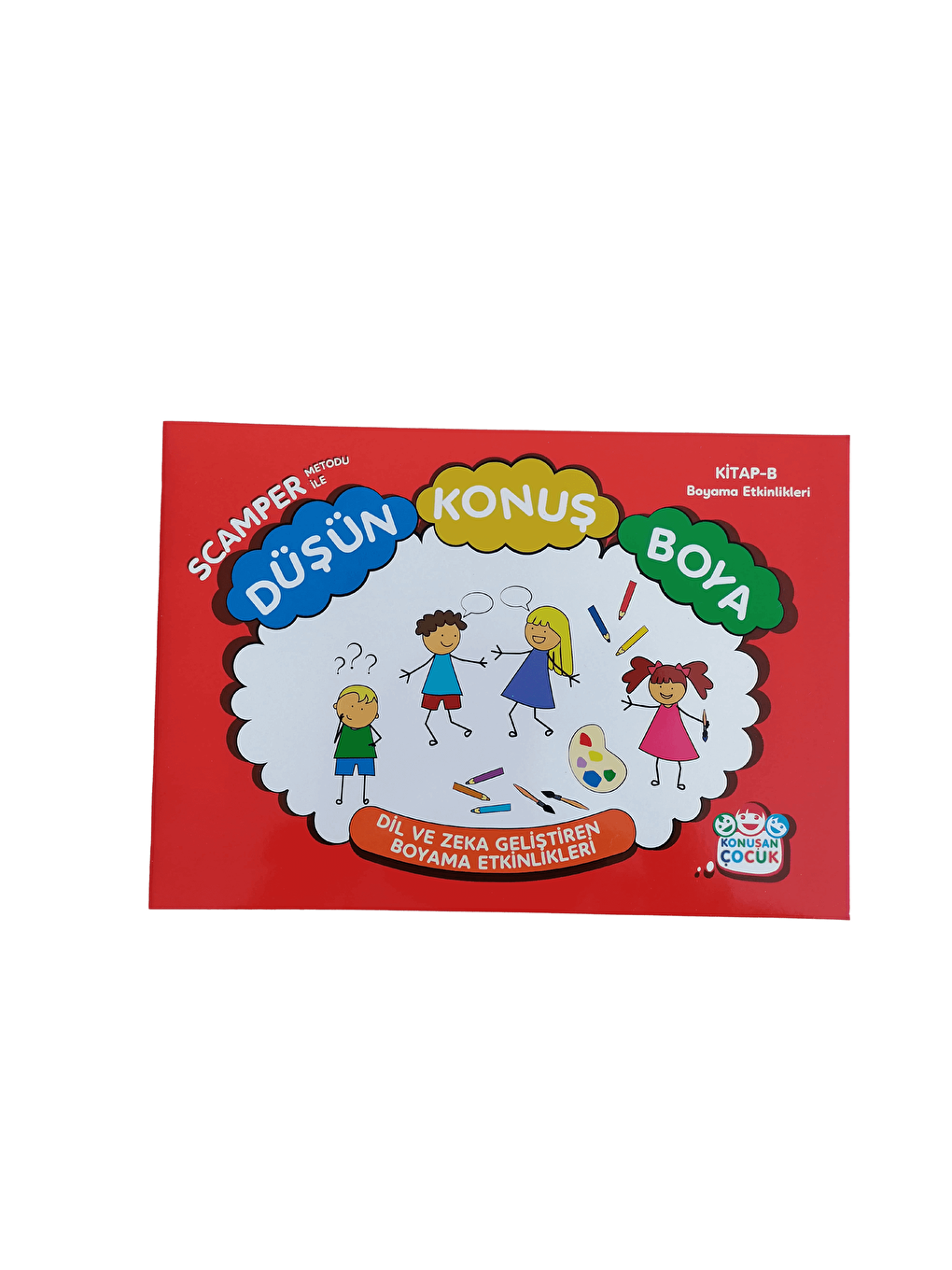 Konuşan Çocuk Scamper Metoduyla Düşün, Konuş, Boya (3'lü Set)-3