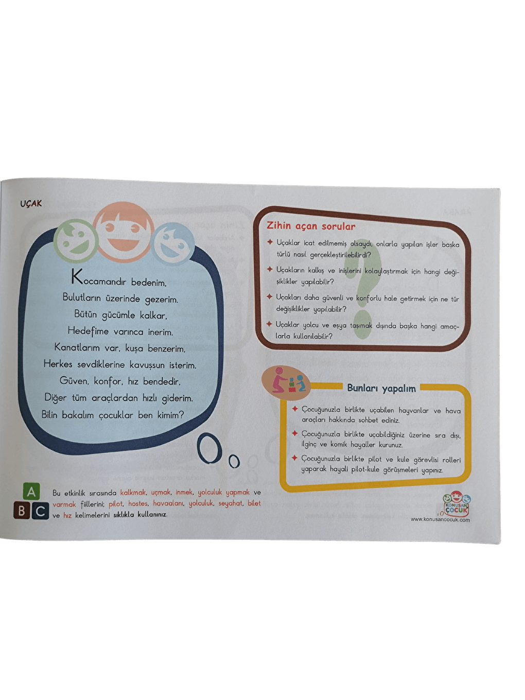 Konuşan Çocuk Scamper Metoduyla Düşün, Konuş, Boya (3'lü Set)-5