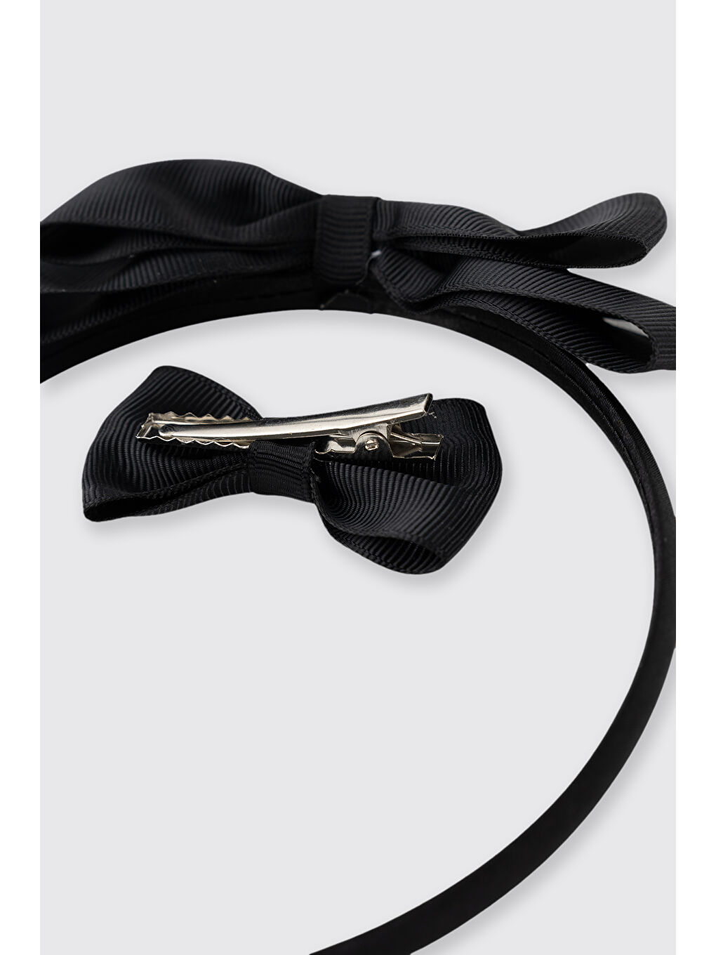 Siyah Kız Bebek Taç Toka Seti-1