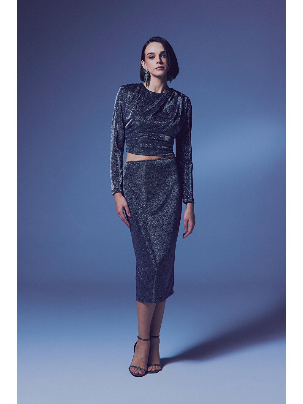 Parlak Kalem Etek - Antrasit-2