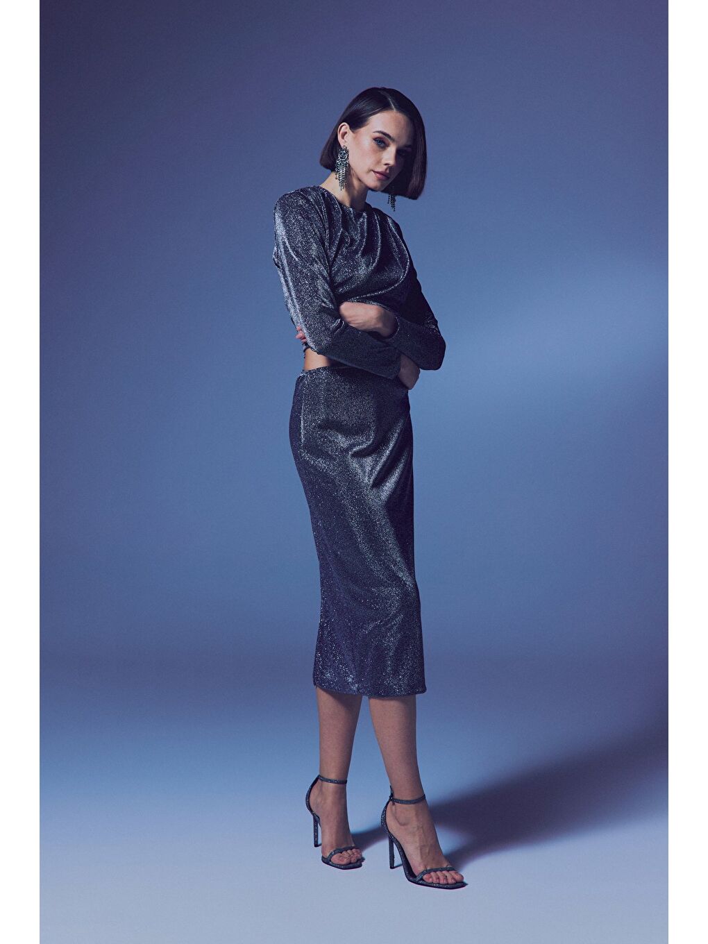 Parlak Kalem Etek - Antrasit-3