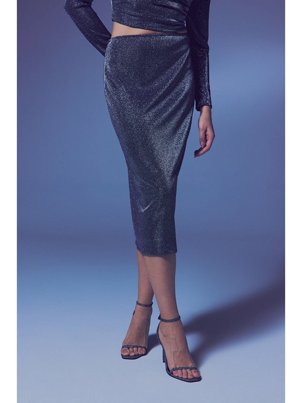 Parlak Kalem Etek - Antrasit-5