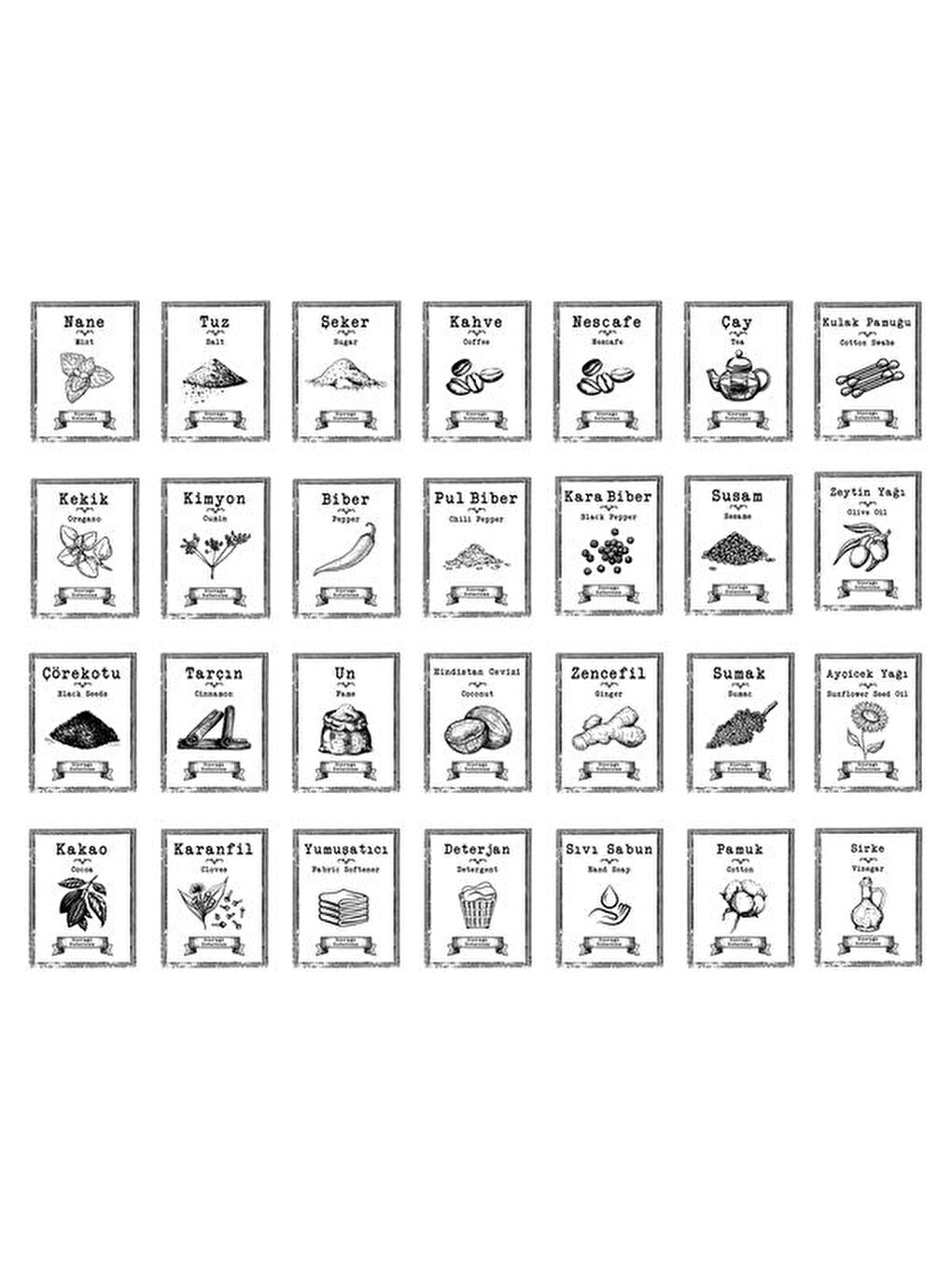 Beyaz 28'li Kavanoz Etiketi-3