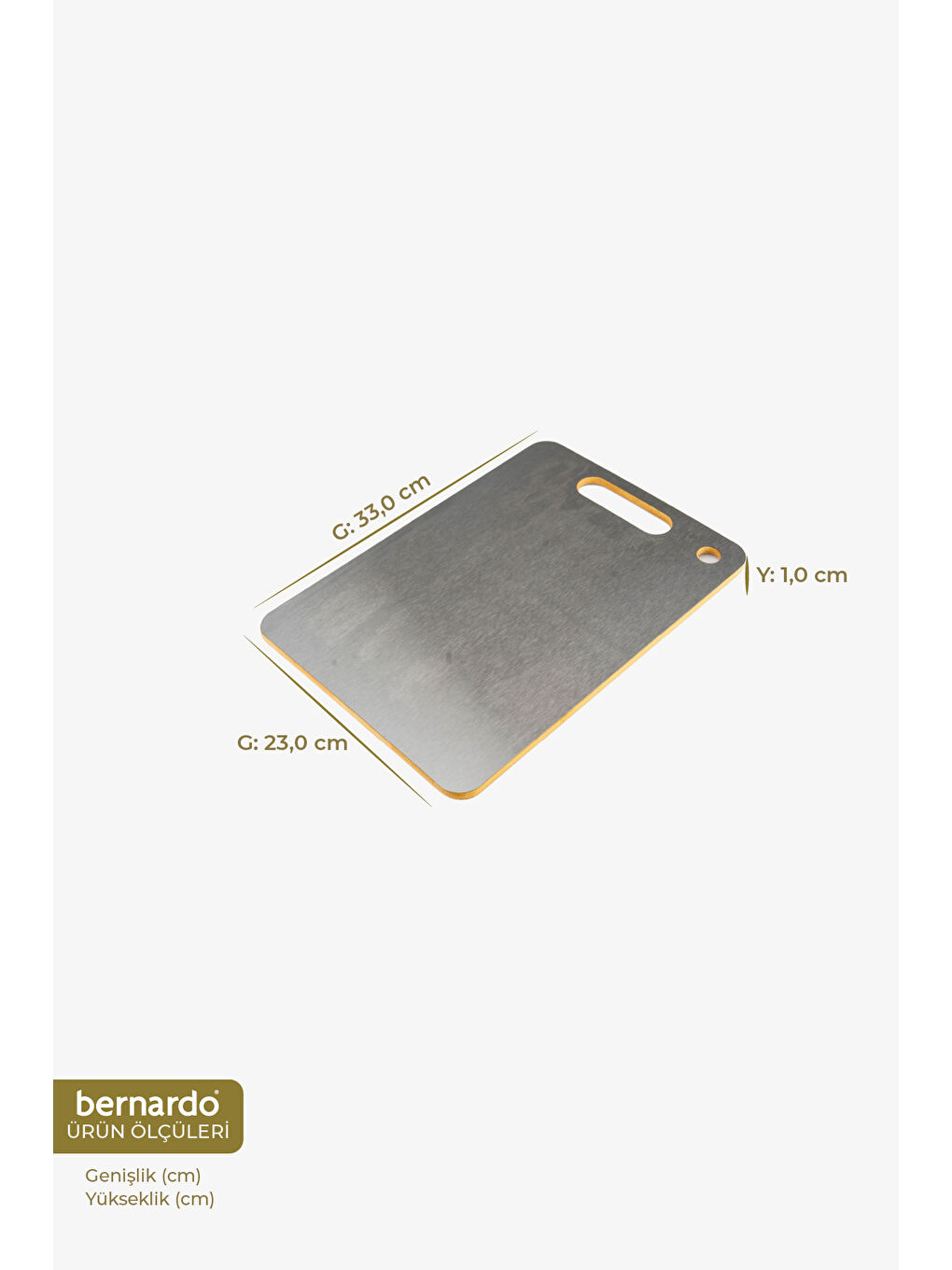 Kahverengi Stalura Çift Taraflı Kesme Tahtası Büyük-1