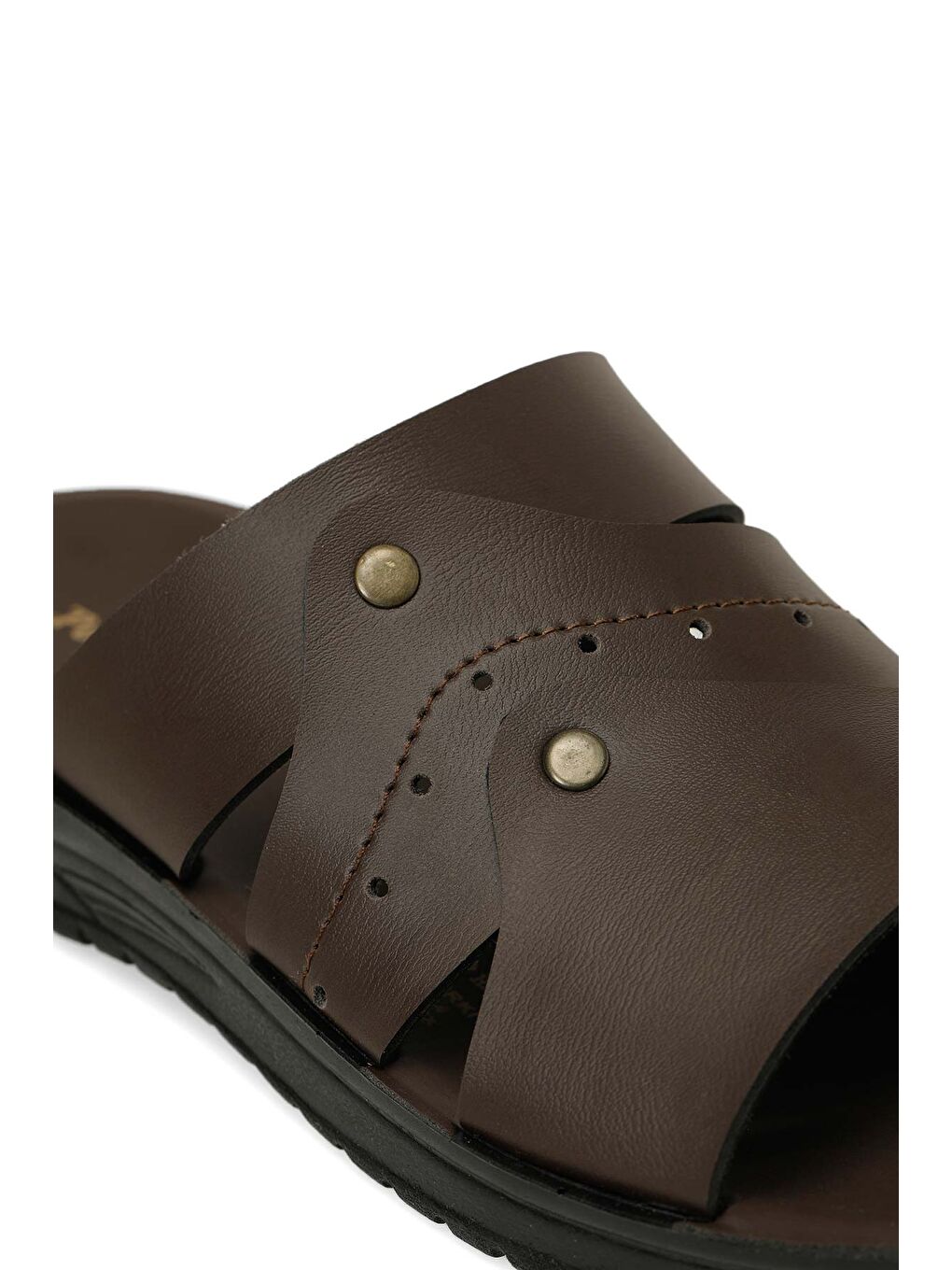 410001.M6FX Kahverengi Erkek Terlik-6