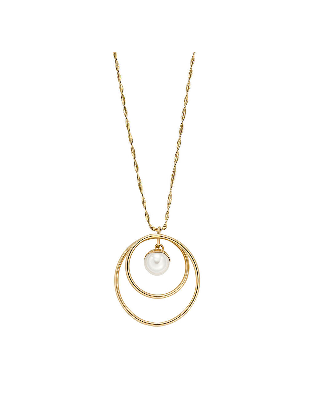 Sarı SKJ1724-710 Kadın Kolye