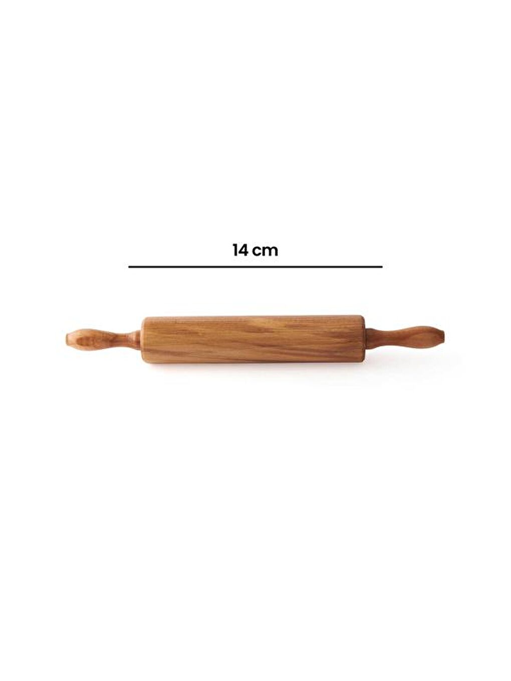 Dönerli Kayın Merdane - Açık Kahverengi - 47 cm-4