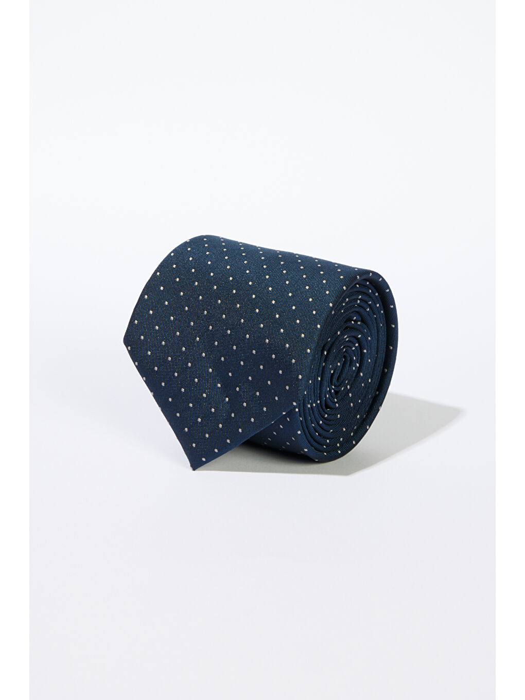 Erkek Lacivert-Gri Desenli Kravat