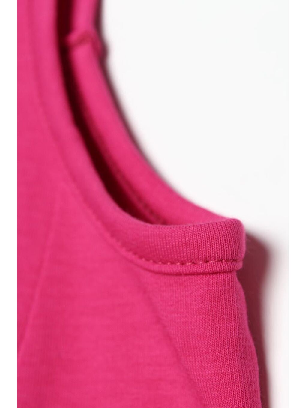 Fuşya-Fermuarlı Kısa Hırkalı Kolsuz Elbiseli Takım-7