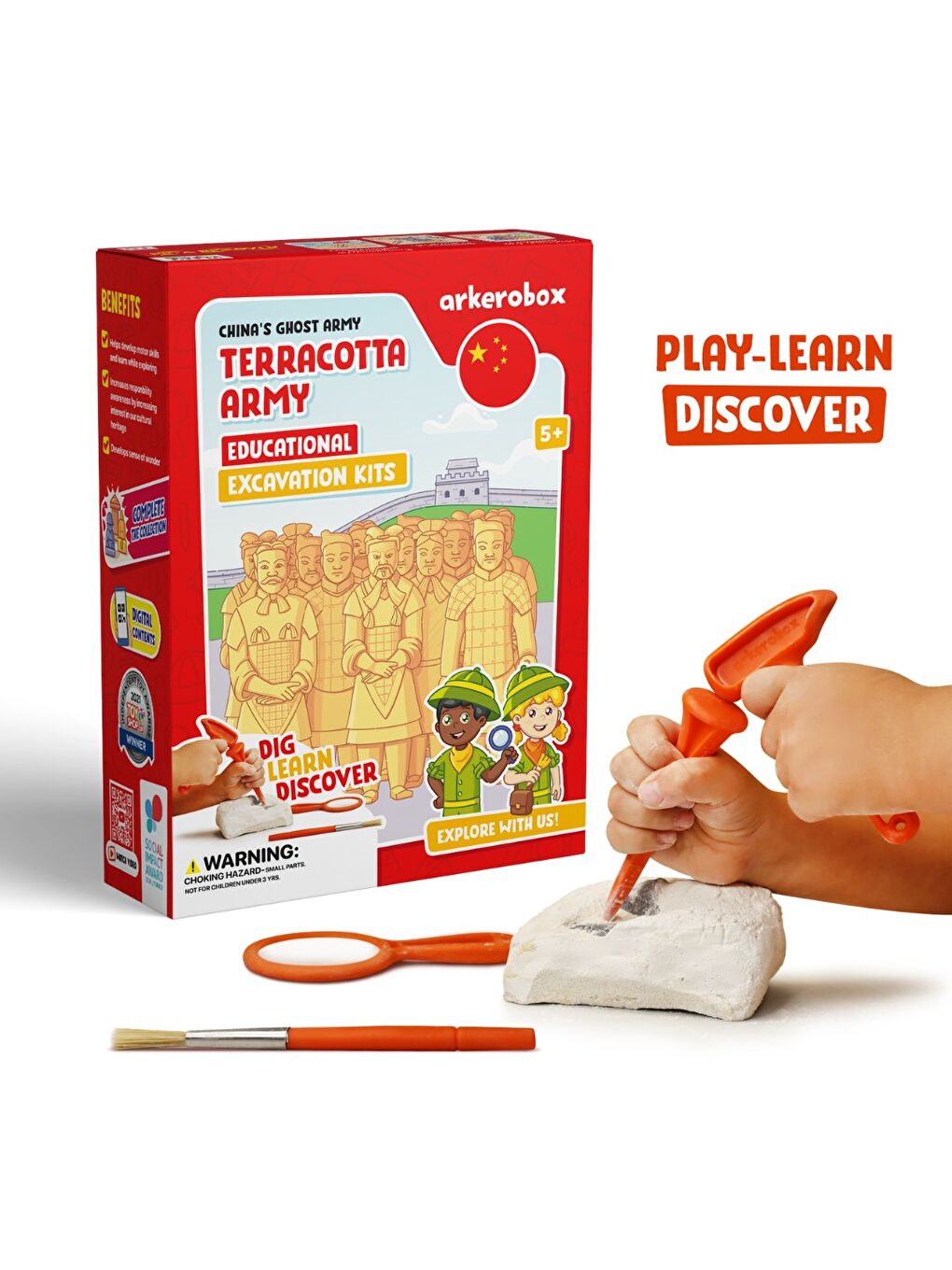 Arkerobox Terracotta Eğitici Kazı Seti