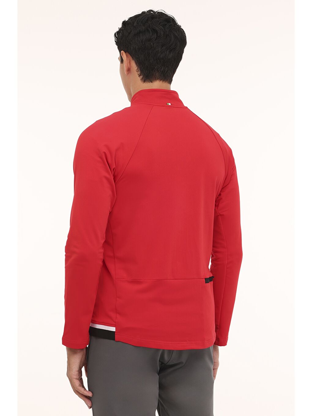 ML ZO 18A11M345502FBK 4PR Kırmızı Erkek Eşofman Üstü-1