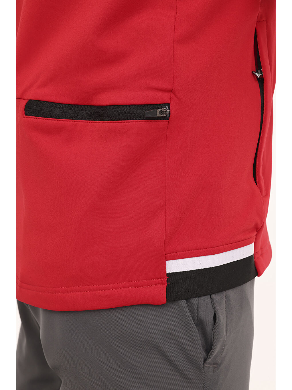 ML ZO 18A11M345502FBK 4PR Kırmızı Erkek Eşofman Üstü-3