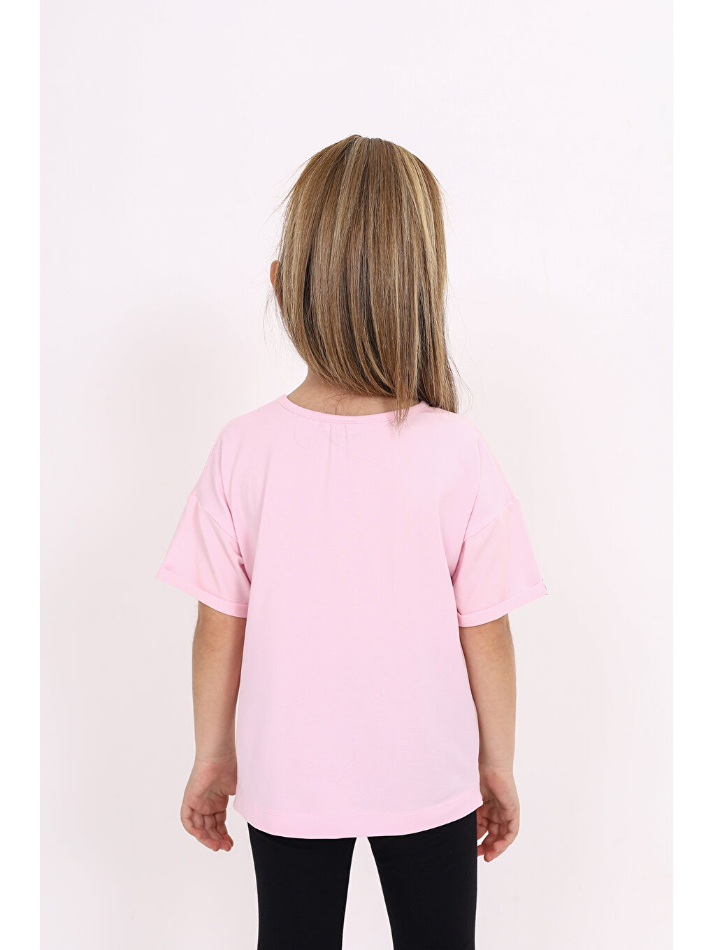 Pembe Kız Çocuk Tişört-2