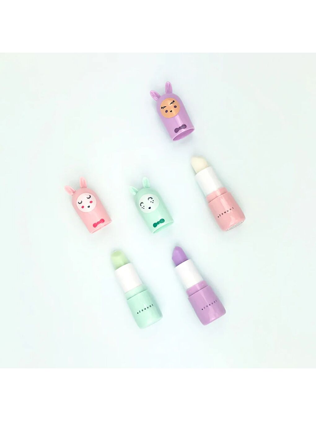 Bunny Lip Balm Green Apple-Mavi-3+ Yaş-2